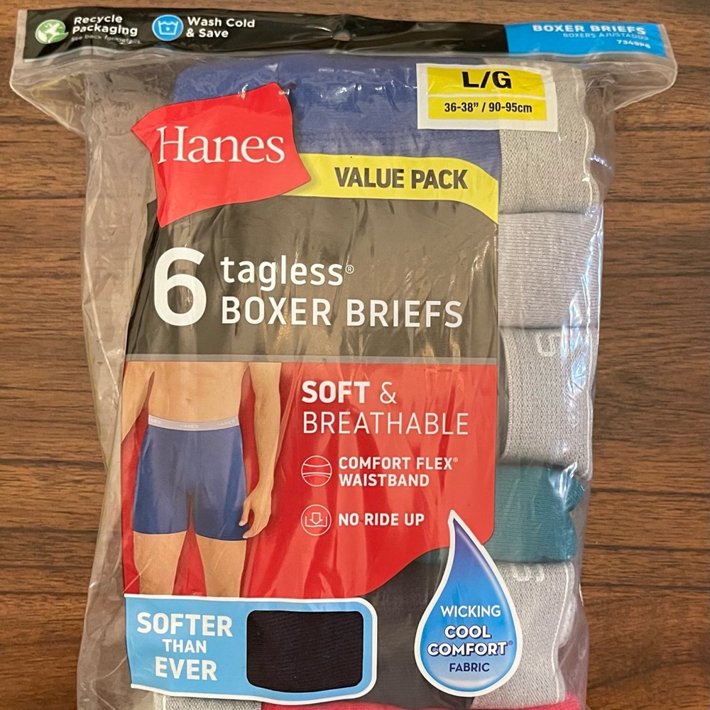 Hanes Men’s Boxer Briefs